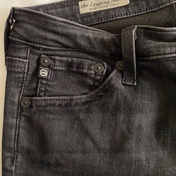 AG Adriano Goldschmied the Legging Ankle Super Skinny Ankle jean in Black wash - Picture 8 of 15